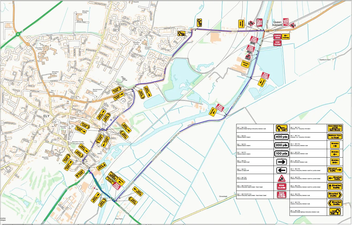 Road Closure & Diversion traffic management plan
